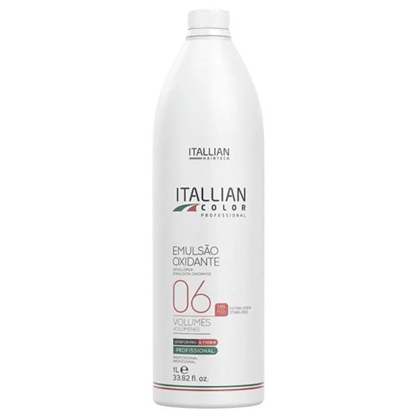 Itallian Hairtech Color Professional - Emulsão Oxidante 1000ml