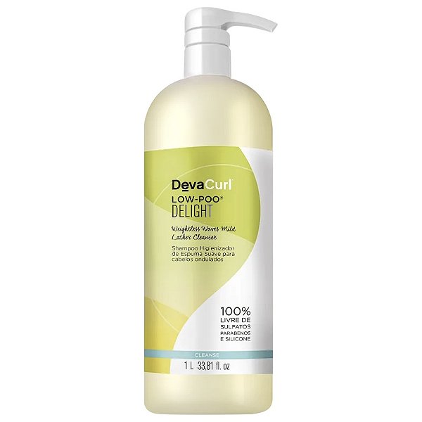 Deva Curl Deligh - Shampoo Low Poo Com Pouca Espuma 1000ml