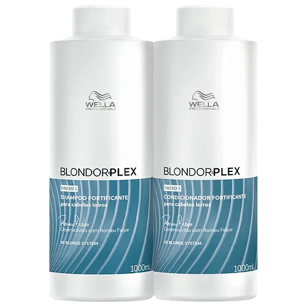 Kit Wella Professionals BlondorPlex Litro (2 Produtos)