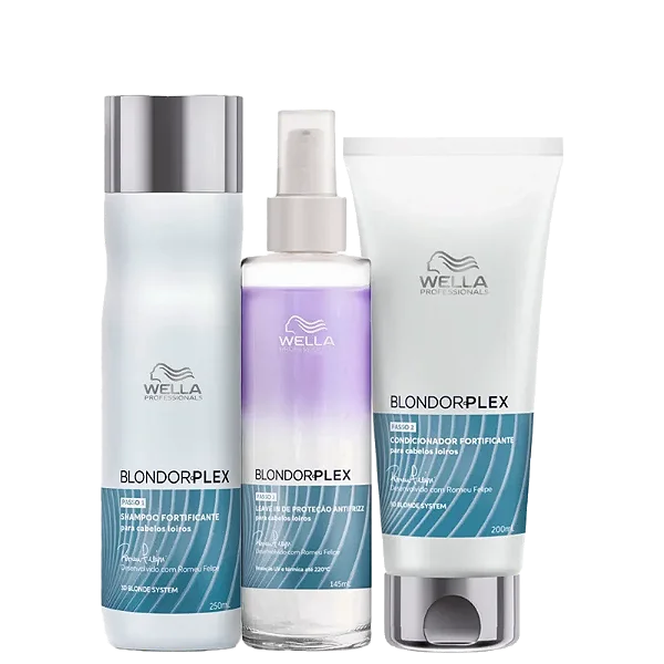 Kit Wella Professionals BlondorPlex Trio (3 Produtos)