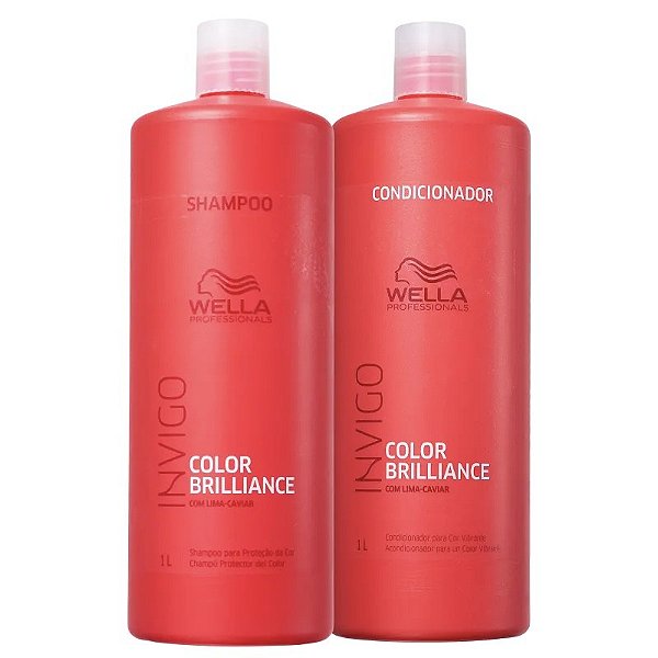 Kit Wella Professionals Invigo Color Brilliance Salon Duo (2 Produtos)