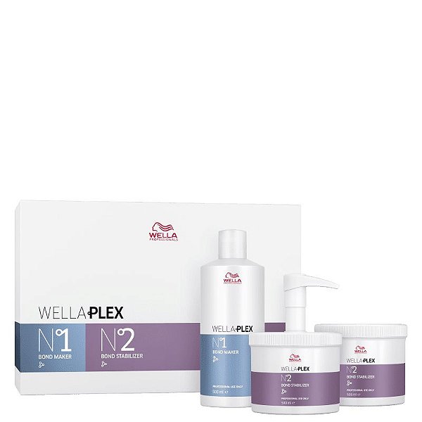 Wella Professionals WellaPlex Bond Builder System Salon (3 Produtos) kit