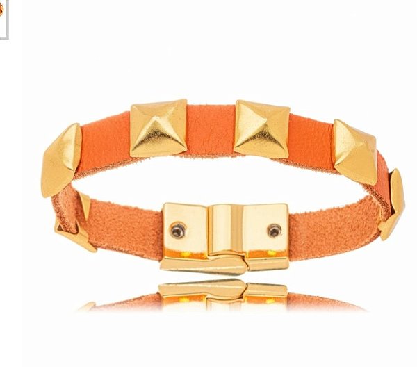 Pulseira Spikes Laranja