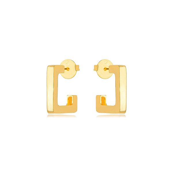 Brinco Argola Lisa - Ouro