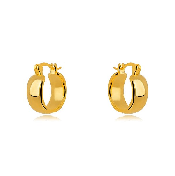 Brinco Argola Lisa - Ouro