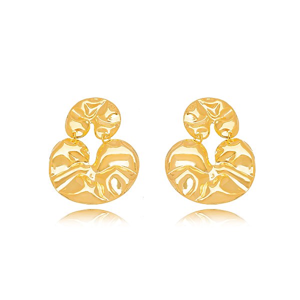 BRINCO DETALHADO DOURADO