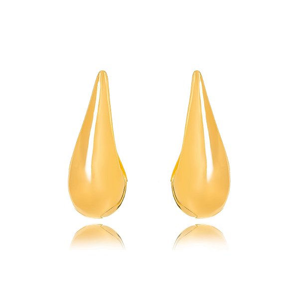 Brinco Ear Hook Gota - Ouro