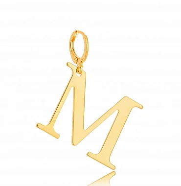 Pingente Letra M - Ouro