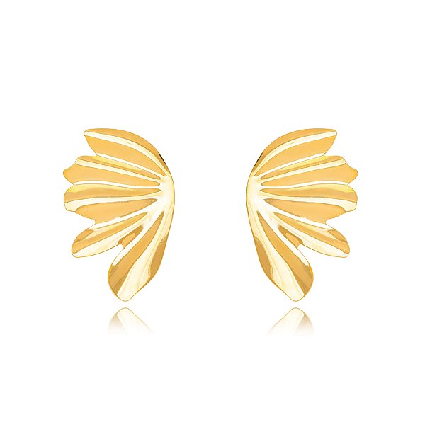 Brinco Liso - Ouro