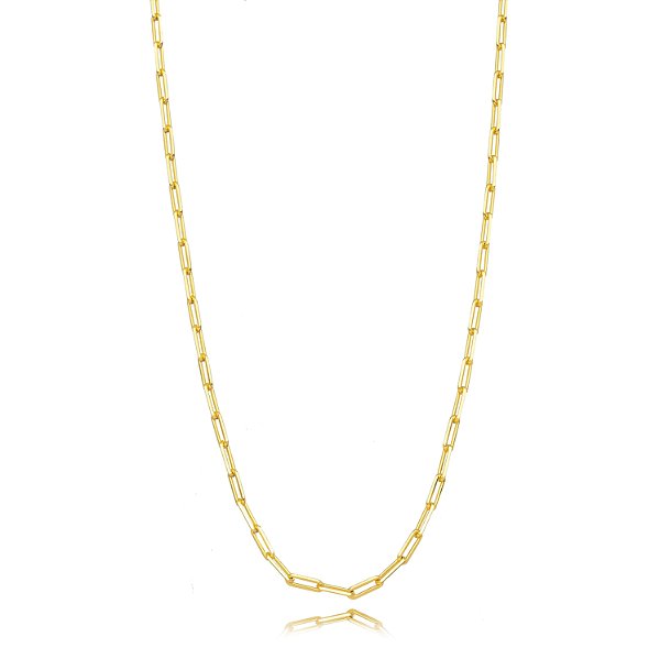 Choker Elos Lisos - Ouro