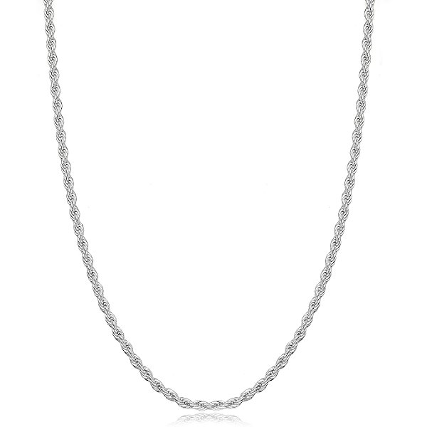 Choker Cordão Baiano - Ródio Branco