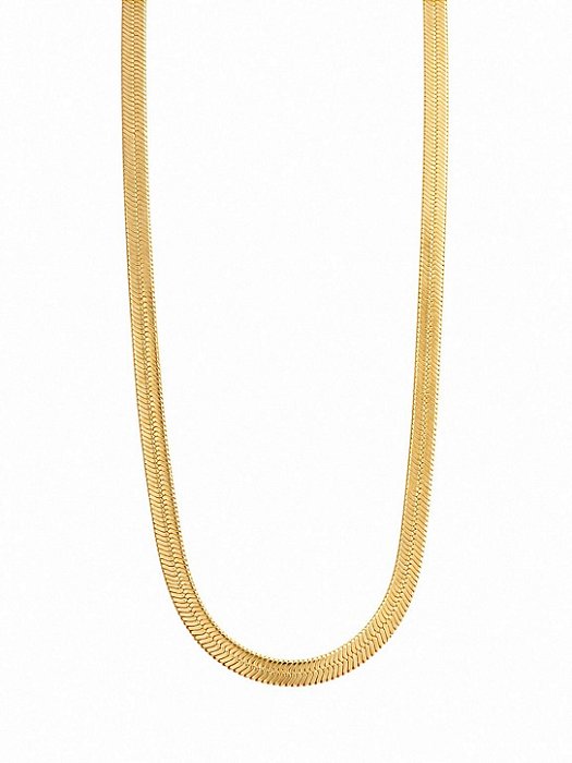 Choker Fita Lisa - Ouro