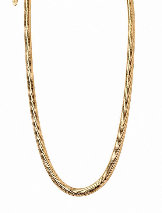 Choker Malha – Banho em Ouro Amarelo 18K