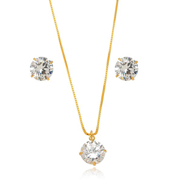 Conjunto Ponto De Luz - Ouro