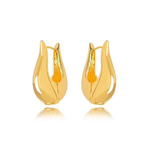 Brinco Argola Lisa - Ouro