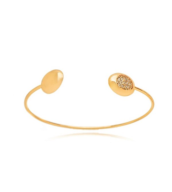 Bracelete Micro Zircônia - Ouro