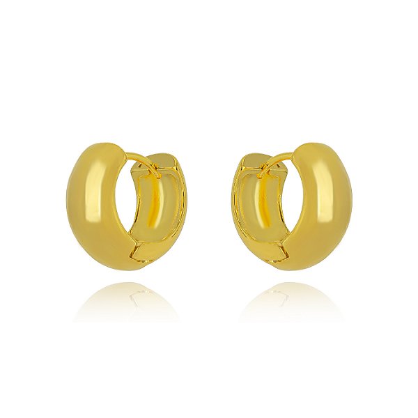 Brinco Argola Lisa - Ouro