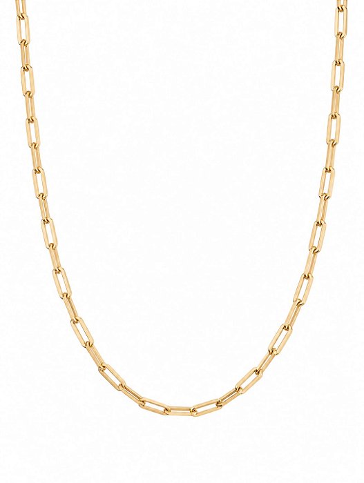 Choker Elo Alongado – Banho em Ouro Amarelo 18K
