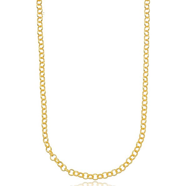 Choker Semijoia Elo Português - Ouro