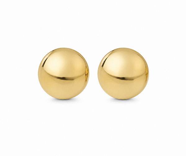 Brinco Redondo Liso - Ouro