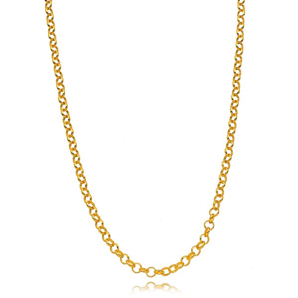 Choker Semijoia Elo Português - Ouro