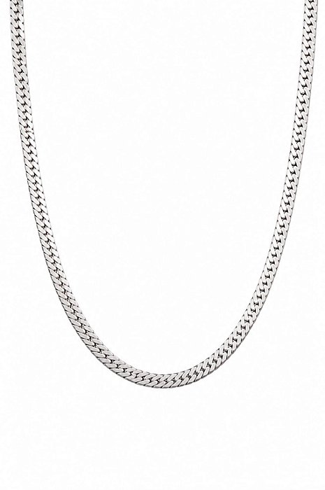 Choker Fita - Banho em Ródio Branco