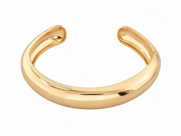 Choker Aro Bold - Banho em Ouro Amarelo 18k