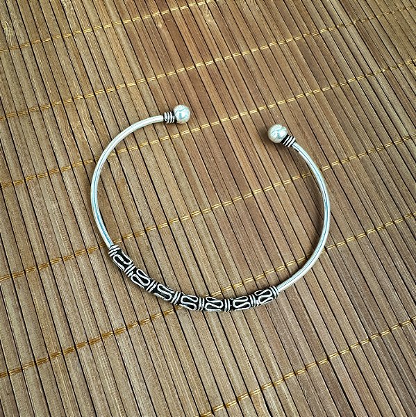 Bracelete Bali em Prata 925