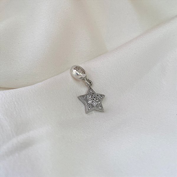 Charm Estrela com Zircônia