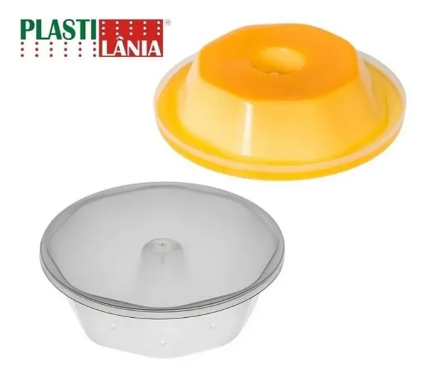 Kit 8 Formas Para Pudim Com Tampa 250ml Média Plastilania