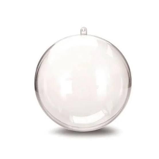 Esfera Acrílica 6,5cm - 100 unidades