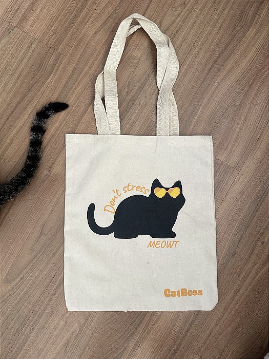 Ecobag Gateira “Don’t Stress Meowt”