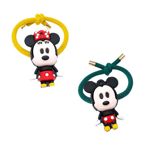Elástico para Cabelo Infantil - Disney Baby - Minnie ou Mickey