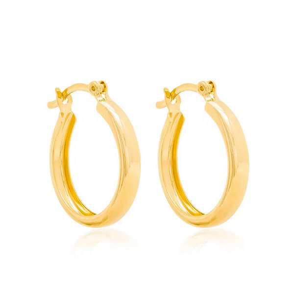 Brinco Argola Pequena (1,8 cm)  - Rommanel - Folheado a Ouro 18k. (Ref.520807)