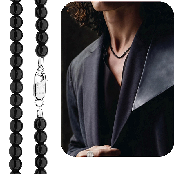 Cordão Colar Shambala Masculino Rommanel - Medida: 55cm