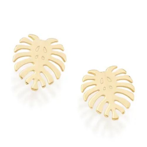 Brinco Folha Rommanel - Folheado a Ouro 18k (Ref.525690)