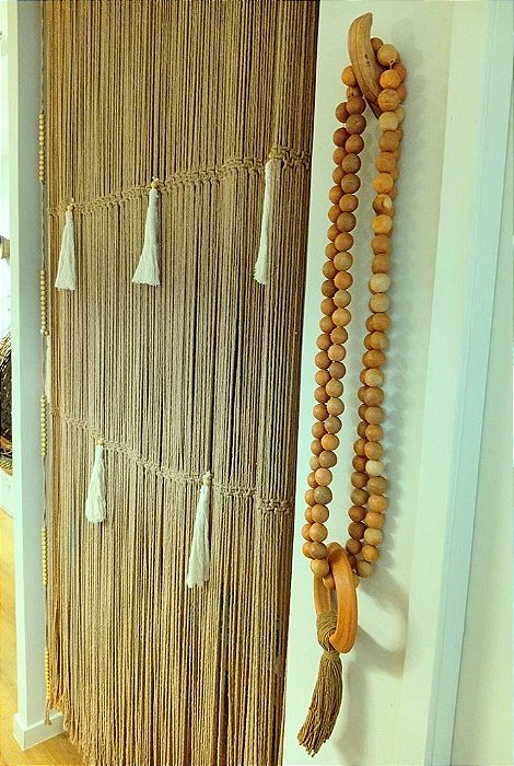 Colar decorativo de cerâmica para mesa ou parede