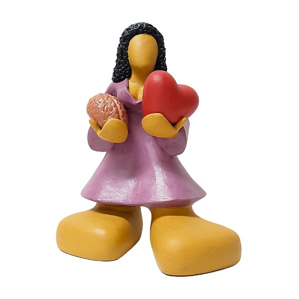 Escultura Mulher A Razão e a emoção