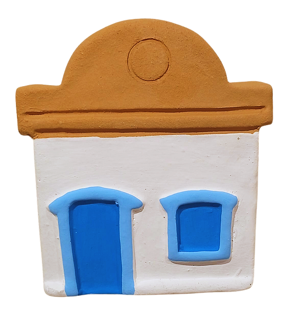 Casinhas coloridas de parede média Mod.7 - diversas cores