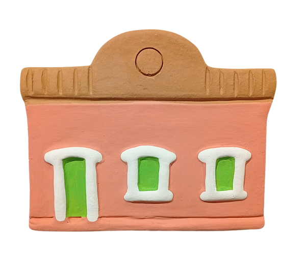 Casinhas coloridas de parede grande Mod.5 - diversas cores