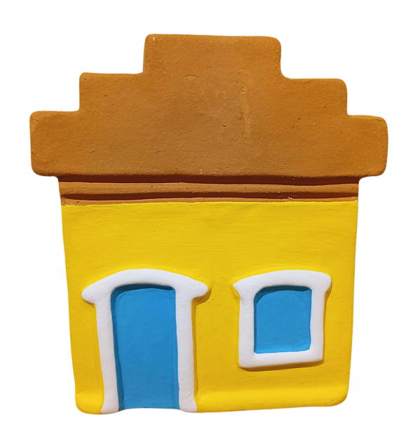 Casinhas coloridas de parede média Mod.8 - diversas cores