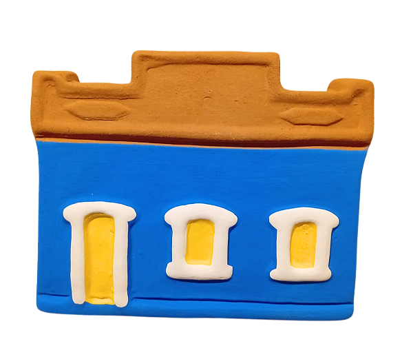 Casinhas coloridas de parede grande Mod.6 - diversas cores