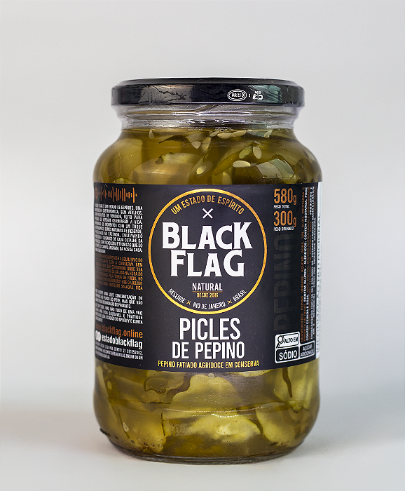 PICLES DE PEPINO BLACK 580 g