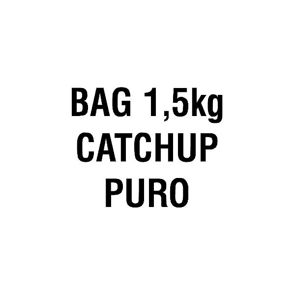 Bag Catchup Puro