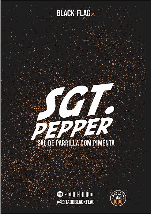 Bag Sgt. Pepper - Sal de Parrilla com Pimenta Granulado Entrefino 3 kg