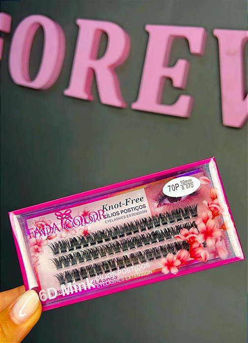 CILIOS TUFOS TAM 10 PARA EXTENSÃO ( 70 FIOS )