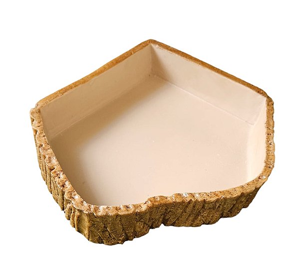 Bebedouro Canto Casca De Arvore P/ Repteis Bb 117 Artexotics