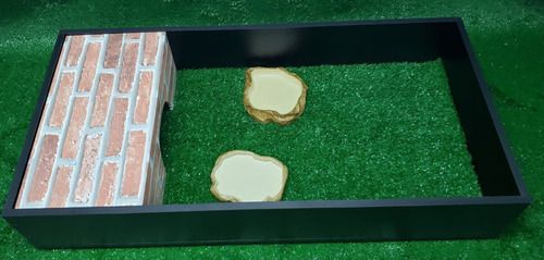 Terrário Preto P/ Jabuti Tartaruga  100x50x17 -  Artexotics