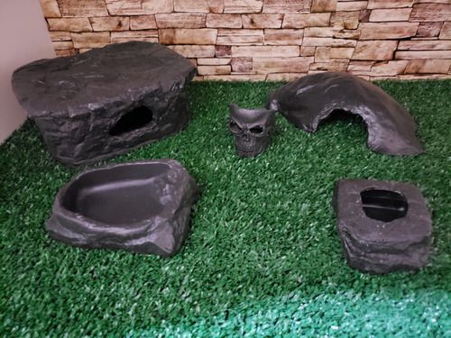 Kit Gecko, Leopard Gecko Preto Kit-015, Artexotics