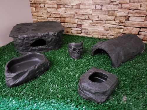 Kit Gecko, Leopard Gecko Preto Kit-008, Artexotics